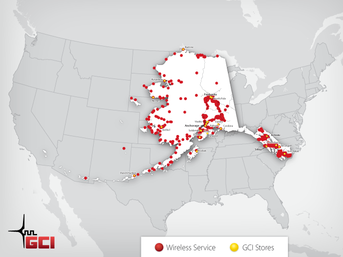 verizon in alaska map coverage General Communications Bolsters Alaska Presence With 300m Acquisition verizon in alaska map coverage