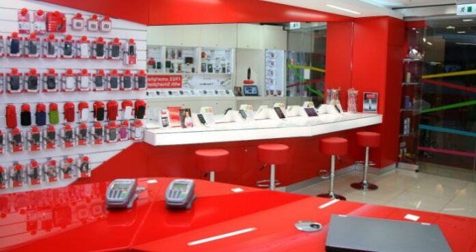 vodafone store small cells