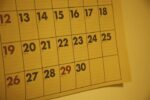 calendar altered