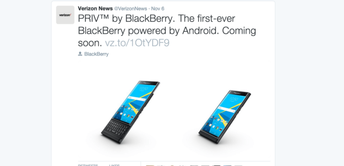 Verizon says Priv is coming soon