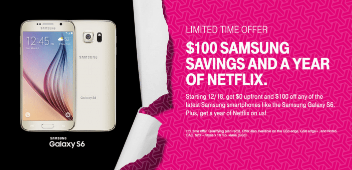 T Mobile Us Continues Holiday Blitz With Samsung Netflix Offers