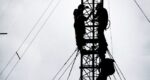 tower climbers silhouette