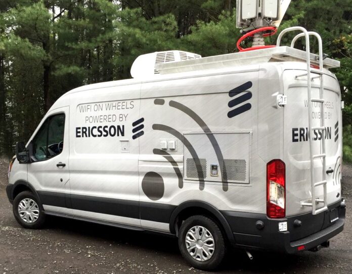 ericsson wi-fi on wheels