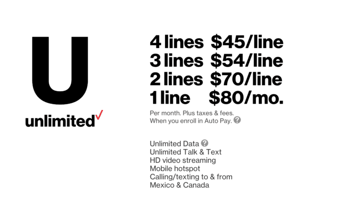 verizon unlimited data