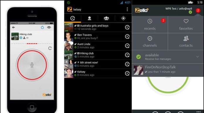 does zello work without internet
