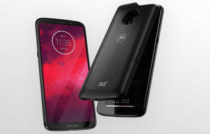 5G verizon moto z3