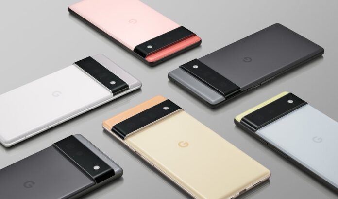 Google Pixel 6 handsets