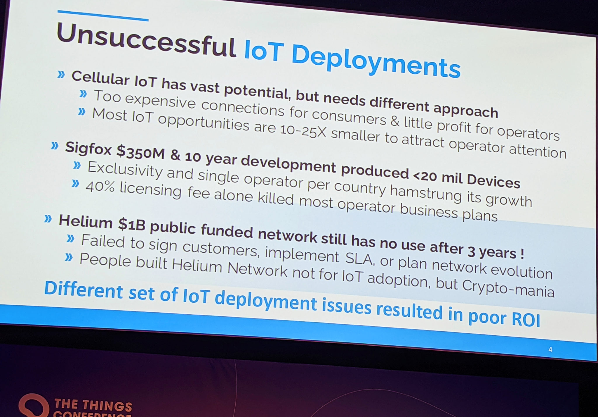 Unsuccessful deployments in IoT – a furore about failure c/o NB-IoT, Sigfox, Helium (LoRaWAN)