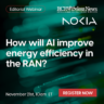 Editorial Webinar: How will AI improve energy efficiency in the RAN?