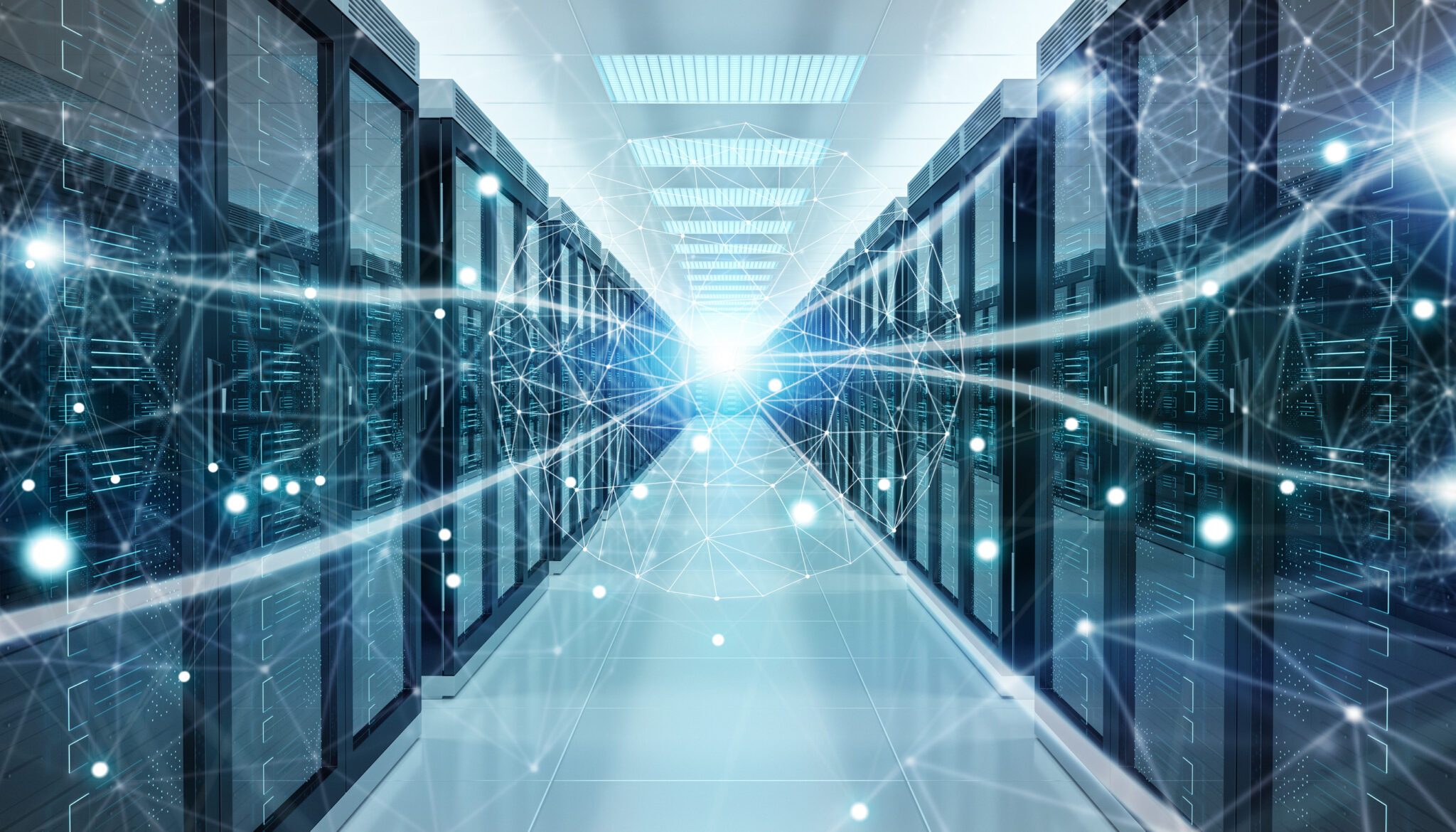 data center optics Broadcom Corning
