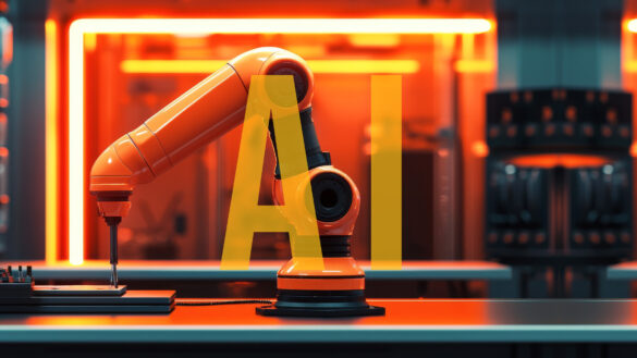 Background image: 123rf industrial AI