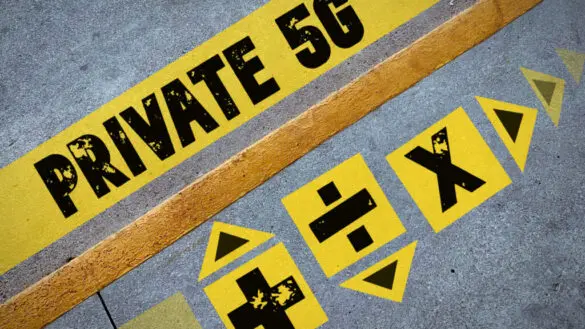 Background image: 123rf private 5G